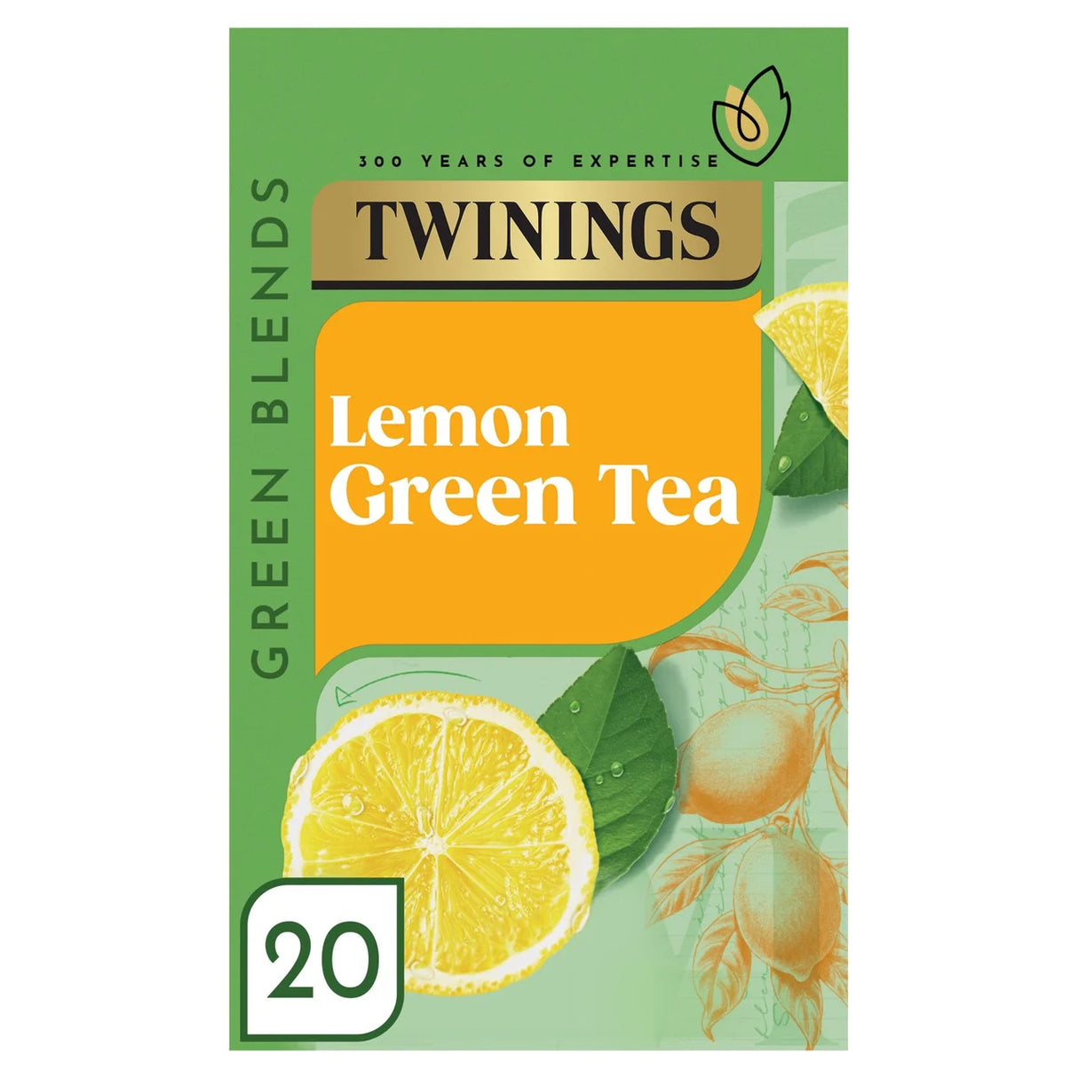 Twinings Lemon Green Tea Bags 20s 40g