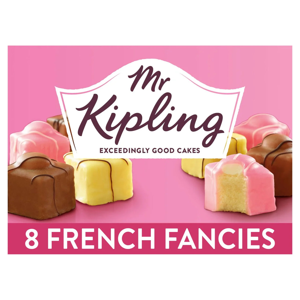 Mr Kipling French Fancies Cakes Multipack Snack 8pk 8 per pack