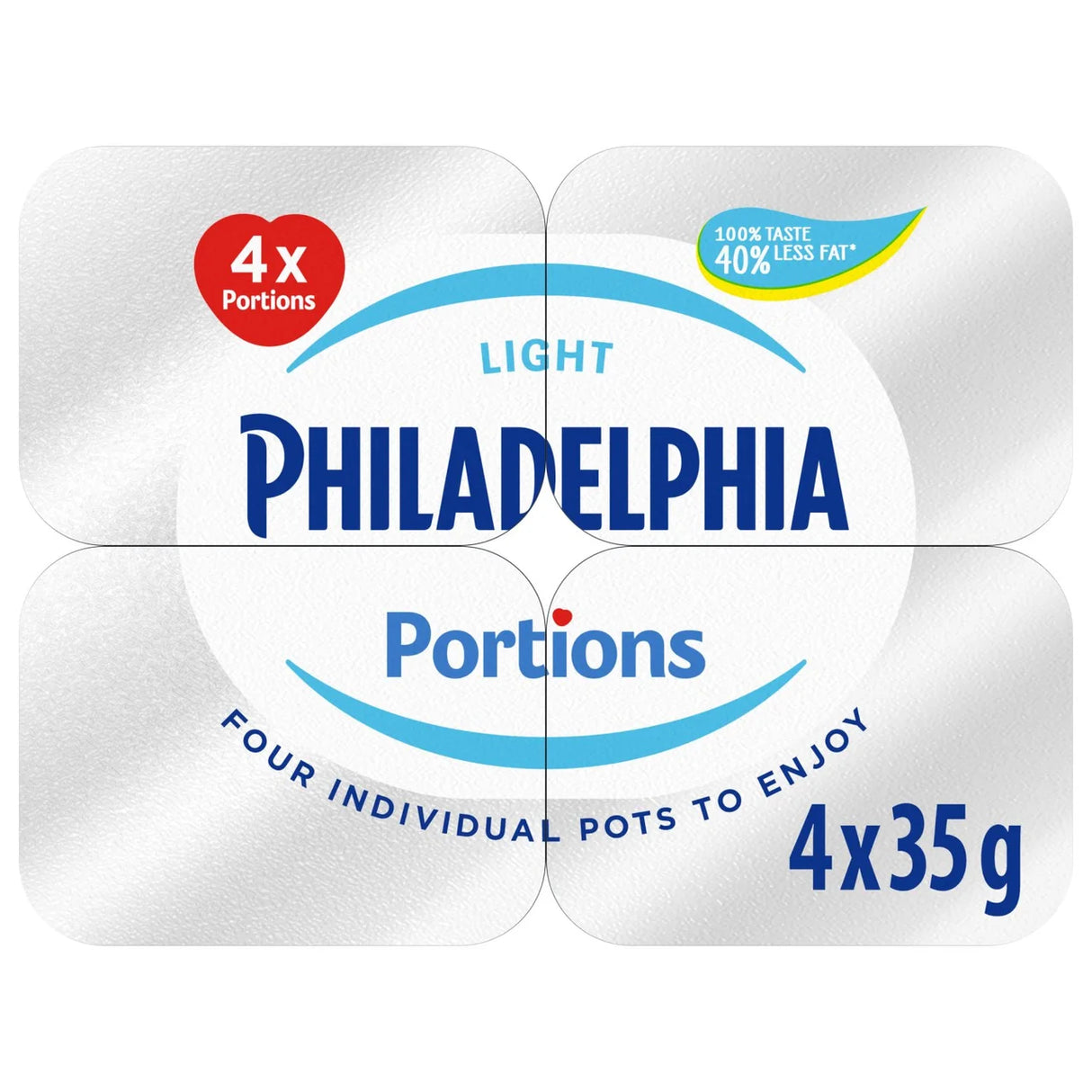 Philadelphia Light Soft Cream Cheese Snacks Mini Tub 4 x 35g