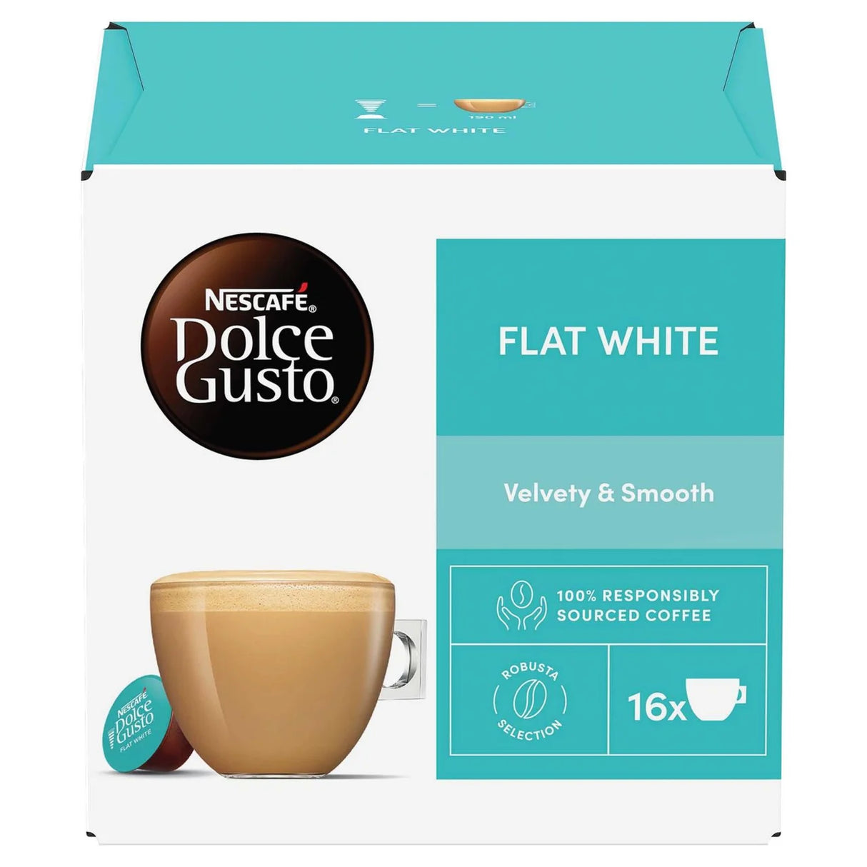 Nescafe Dolce Gusto Flat White Pods 16 187g