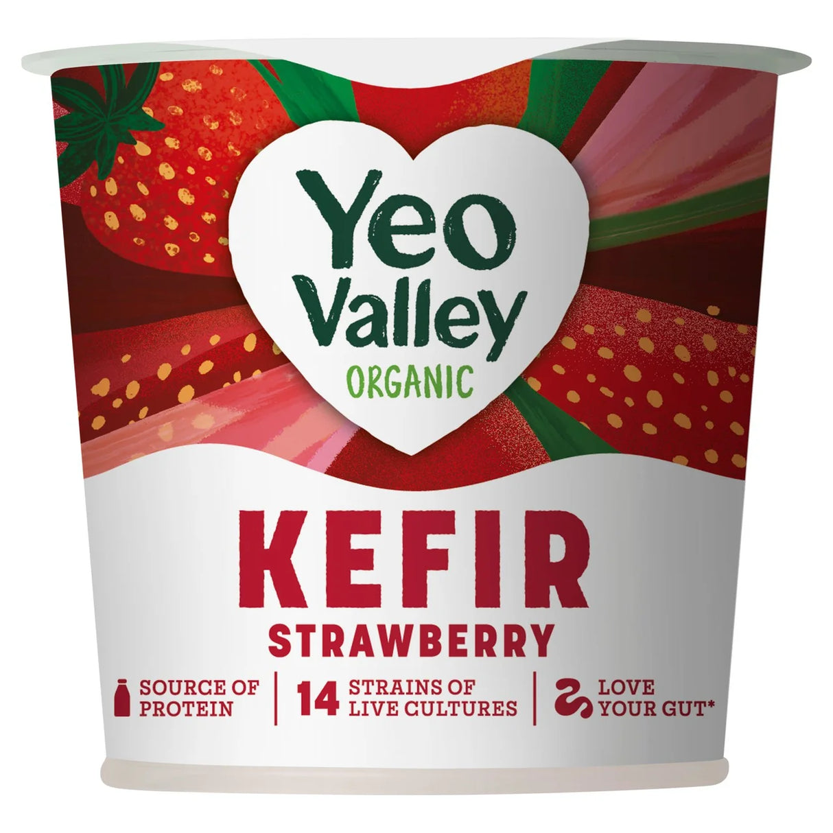 Yeo Valley Organic Kefir Strawberry Yoghurt 350g
