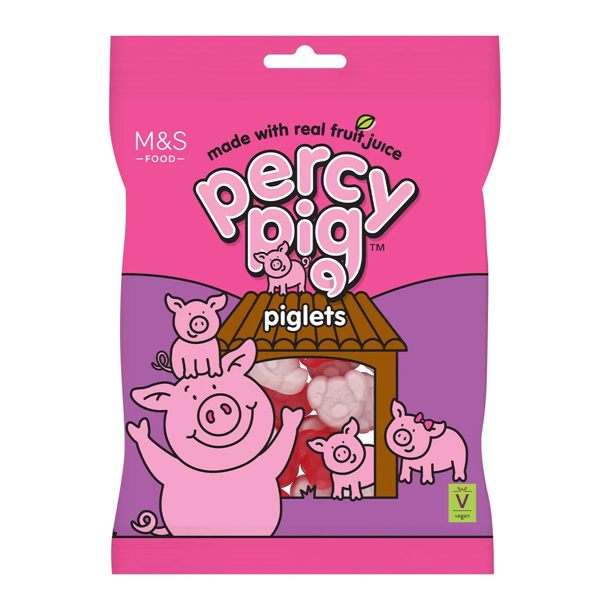 M&S Percy Pig Piglet Fruit Gums 170g
