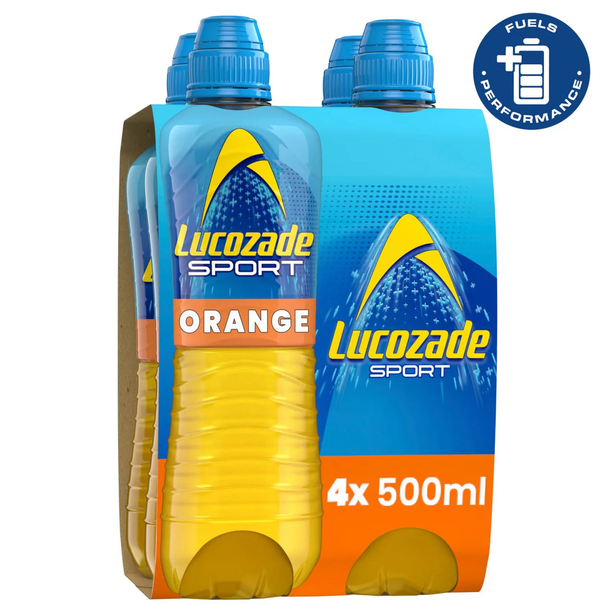 Lucozade Sport Drink Orange 4 Pack 4 x 500ml
