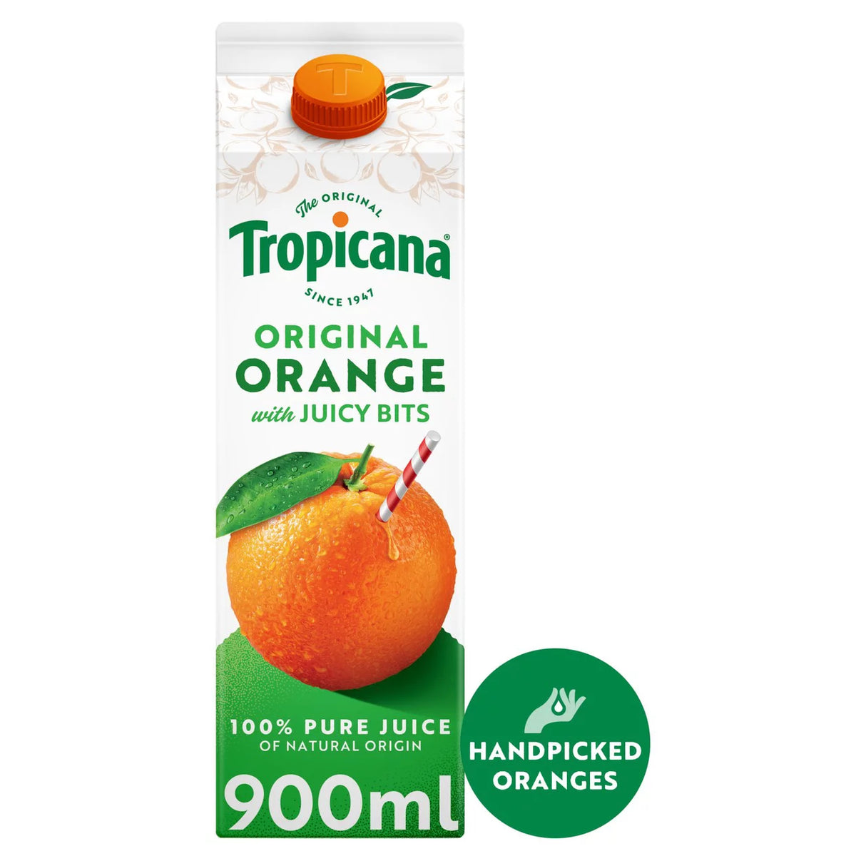 Tropicana Original Orange with Juicy Bits 900ml