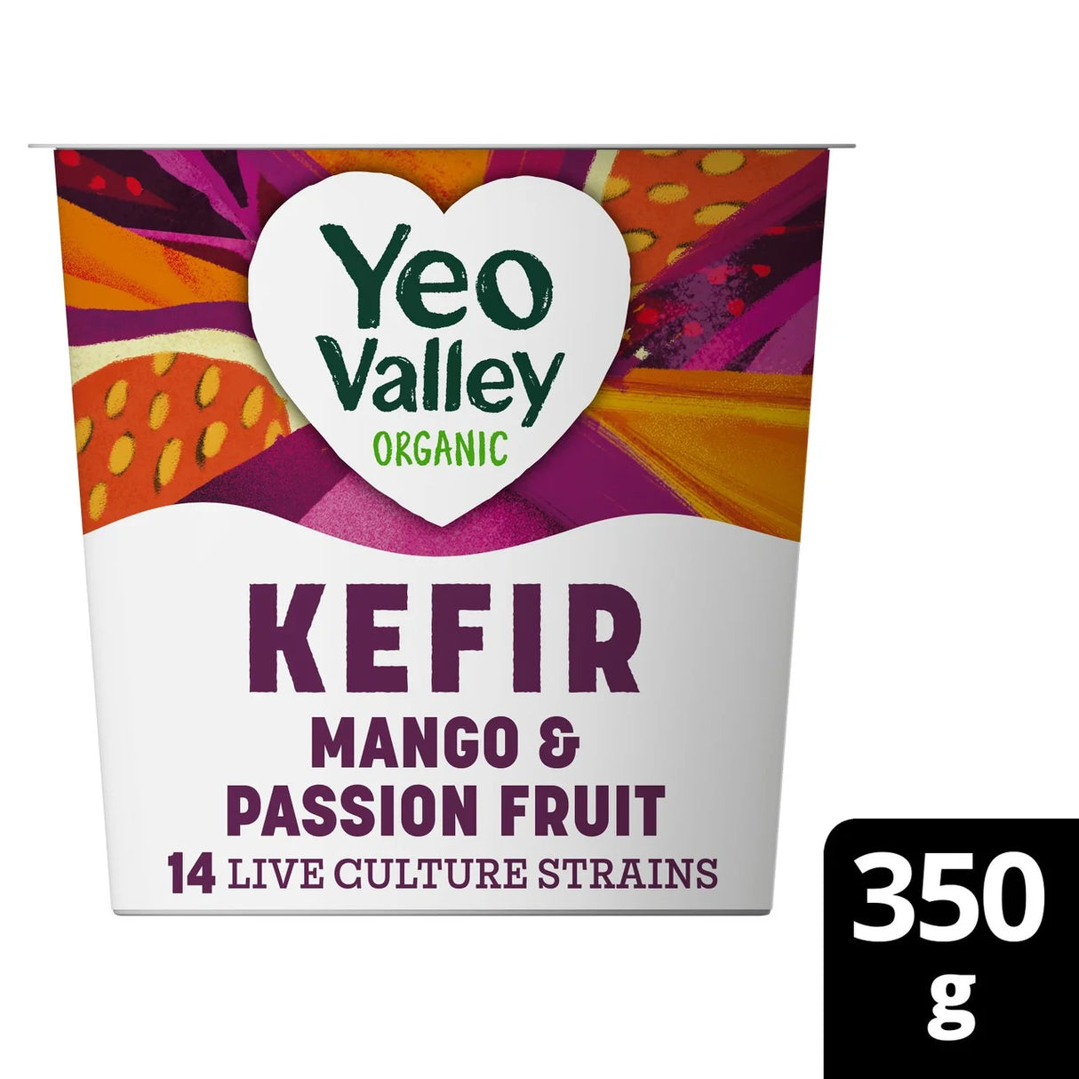 Yeo Valley Organic Kefir Mango & Passionfruit Yoghurt 350g
