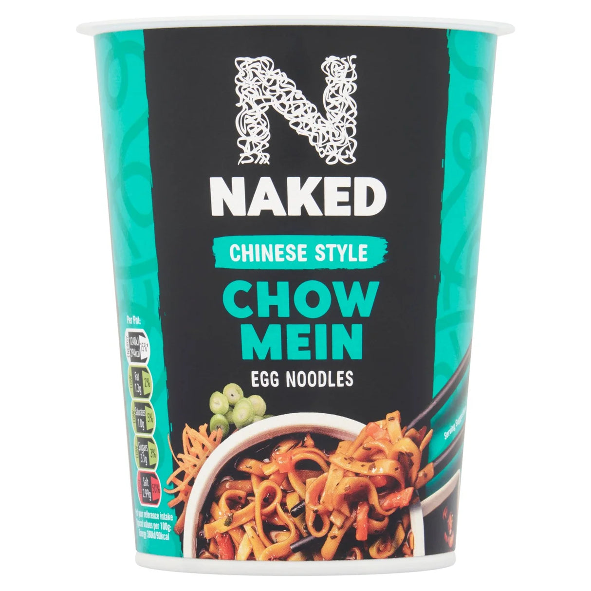 Naked Noodle Chow Mein Pot Snack 78g