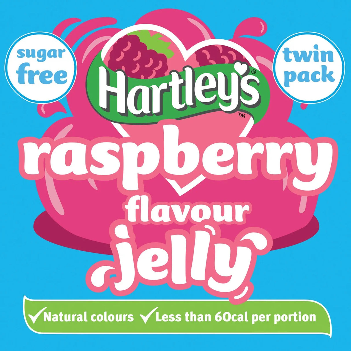 Hartley's Sugar Free Raspberry Flavour Jelly 23g