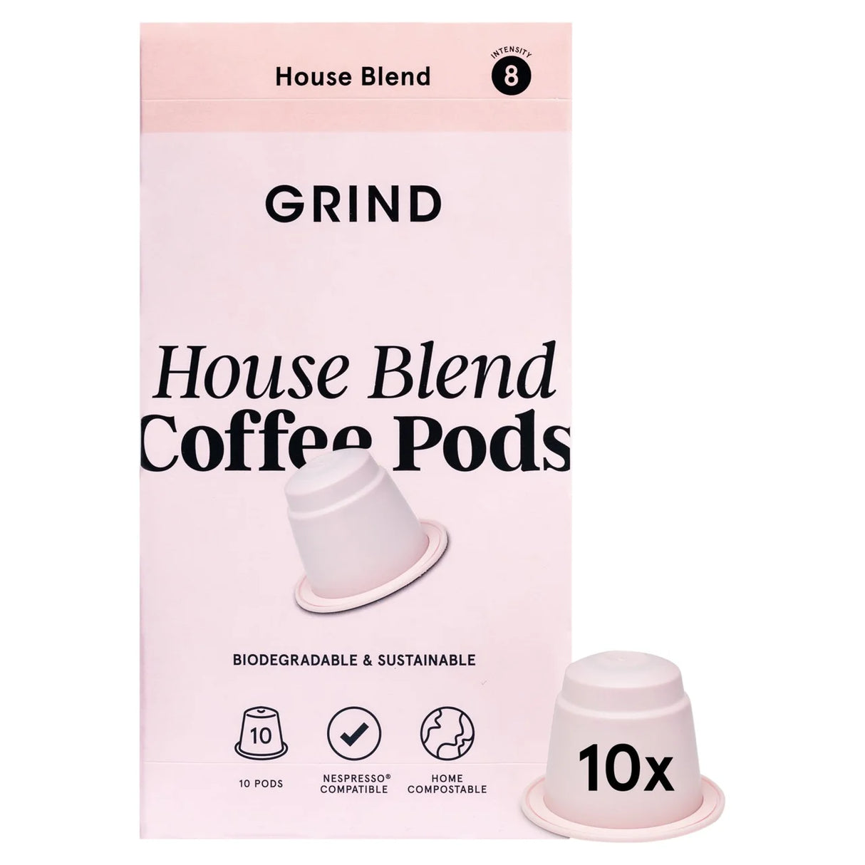 Grind House Blend Coffee Pod Refills 10 Pack 52g