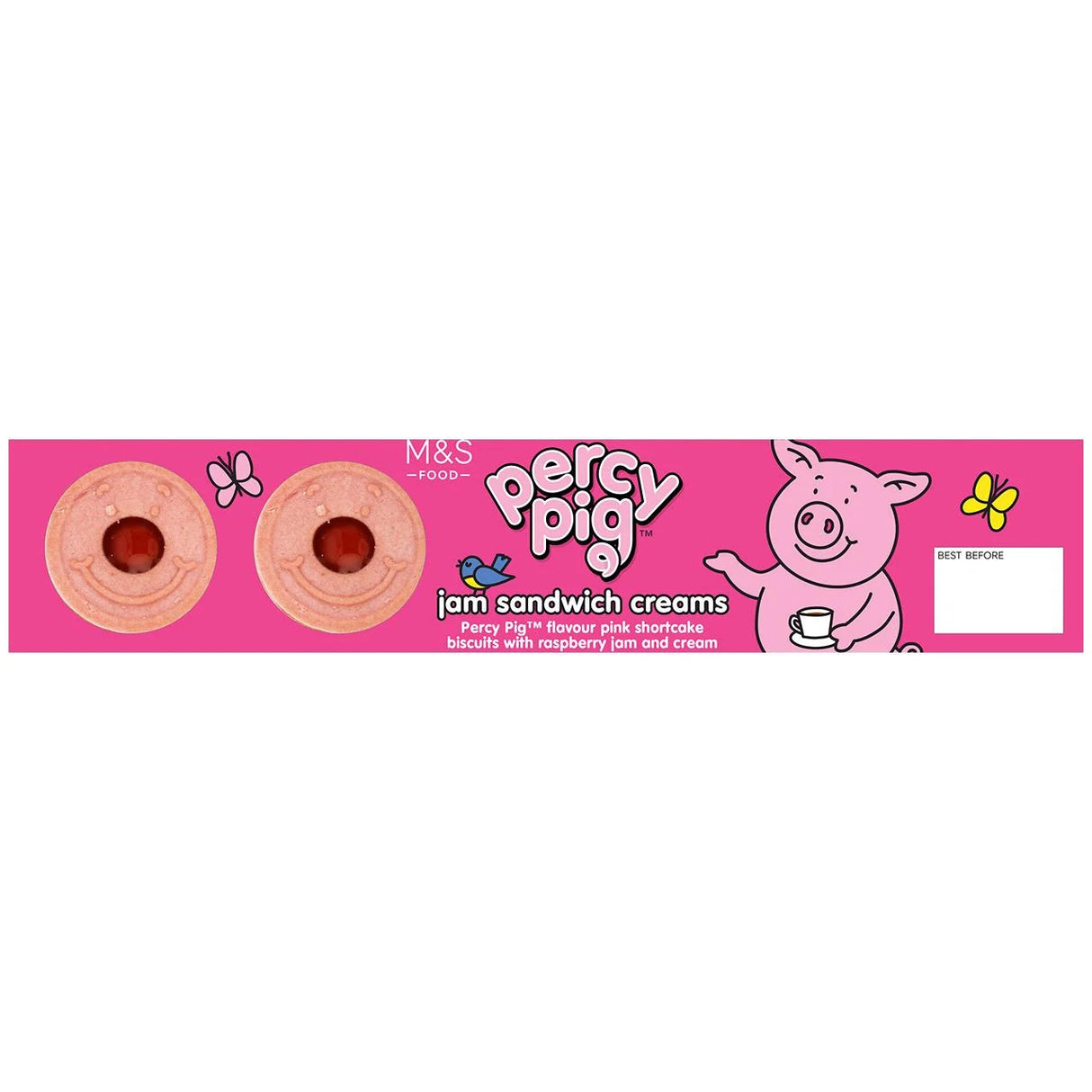M&S Percy Pig Jam Sandwich Creams 150g