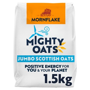 Mornflake Mighty Oats Jumbo Scottish Oats 1.5kg.