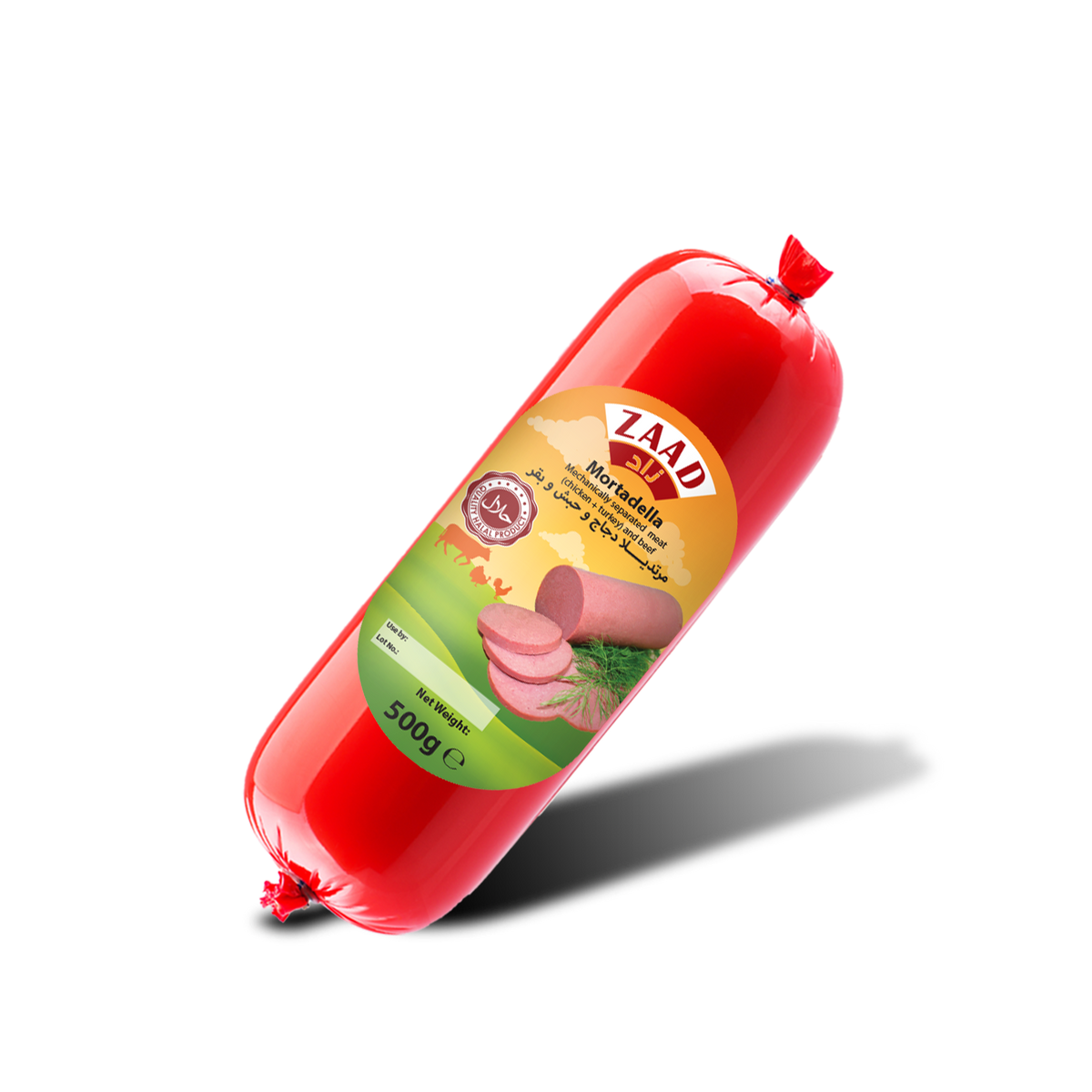 Zaad Beef Mortadella Halal 500g Bakkali