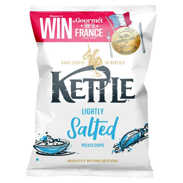 Kettle Chips Lightly Salted Sharing Crisps 130g