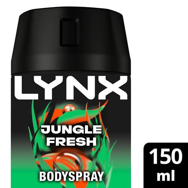 Lynx Men Deodorant Bodyspray Aerosol Jungle Fresh 150ml