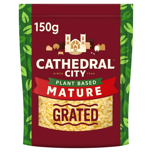 Cathedral City Plant-Based Grated Mature Cheddar Flavour – 150g