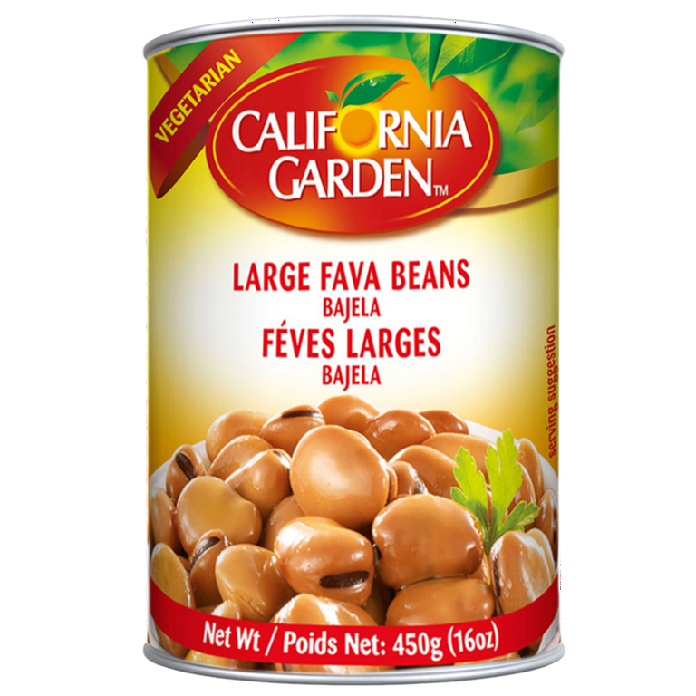 California Garden Large Fava Beans (Foul Bajela) 400g