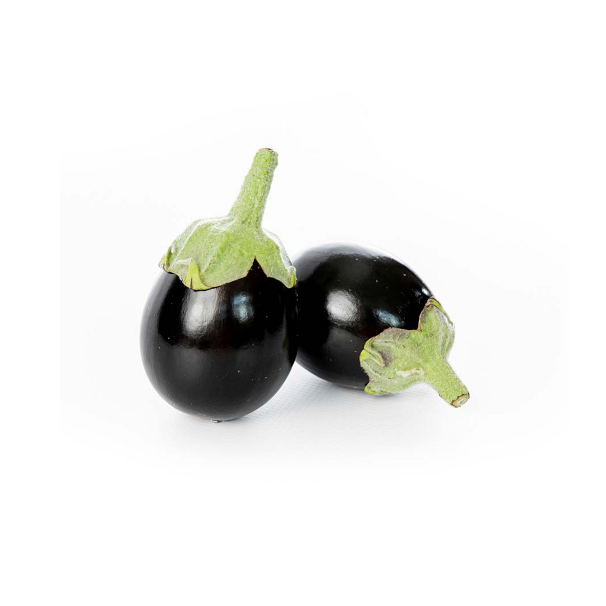 Baby Black Round Aubergine 500g