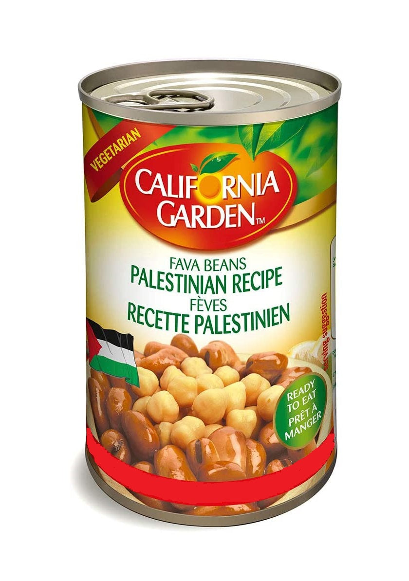 California Garden Fava Beans (Foul) Palestinian Recipe 400g