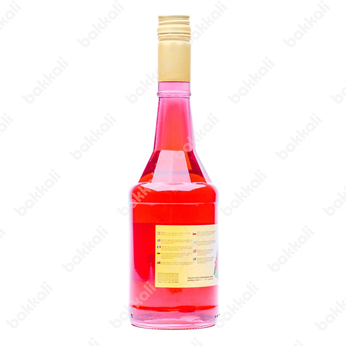 Chtoura Fields Strawberry Syrup 600ml - Side 2