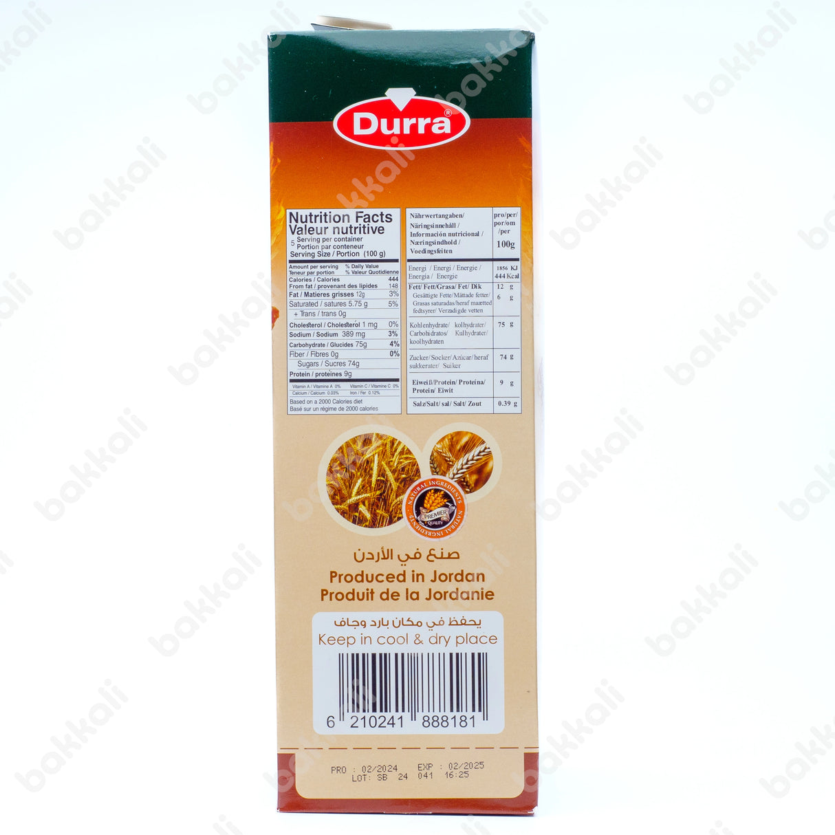 Durra Breadsticks With Sesame 400g - Side 2