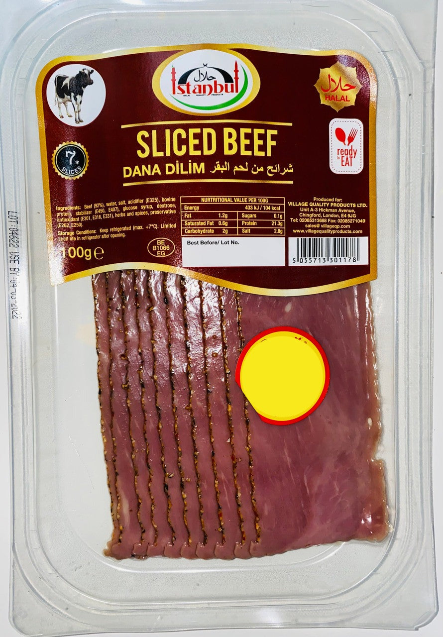 Istanbul Sliced Beef Halal 100g