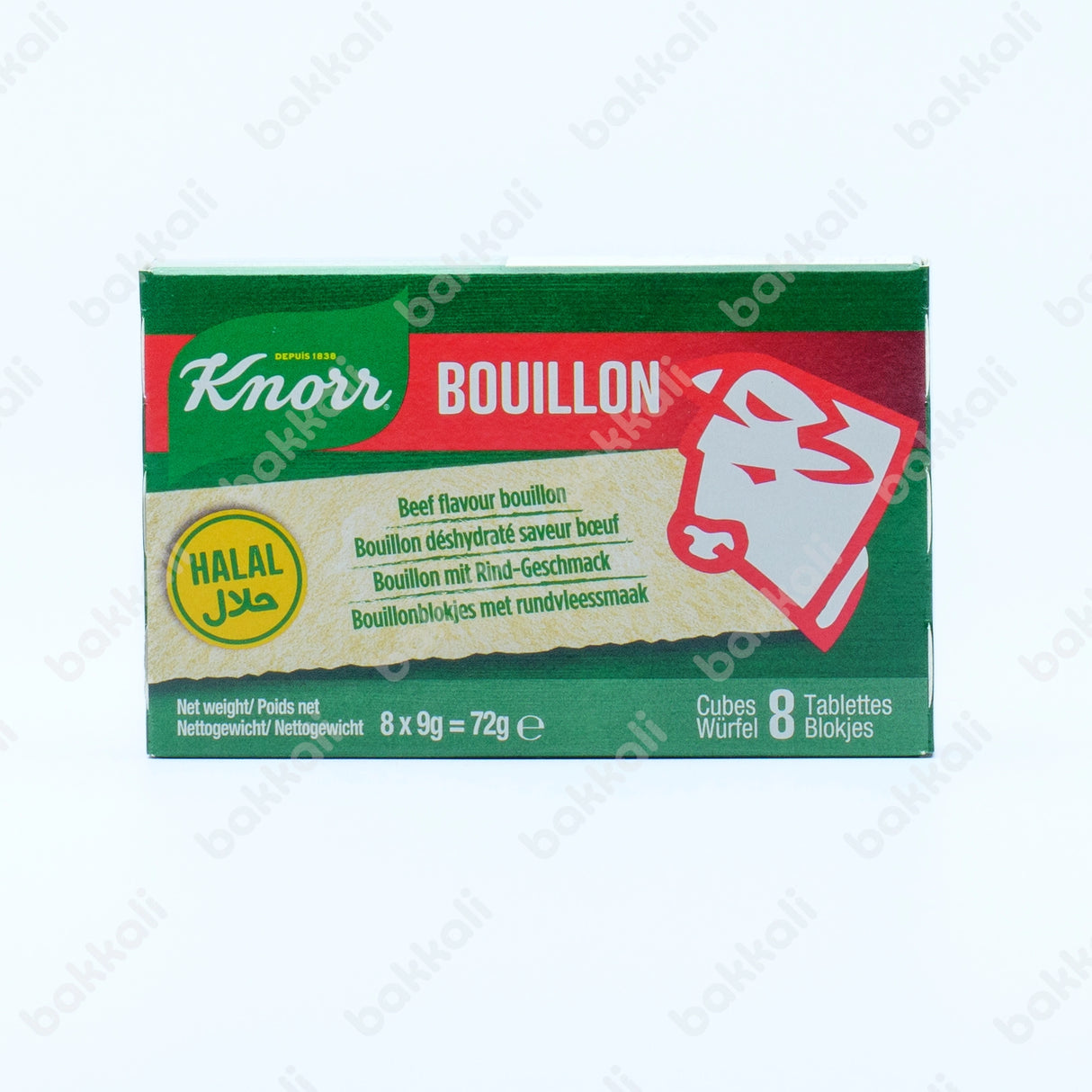 Knorr Bouillon Cubes Beef Flavour 72g - Front