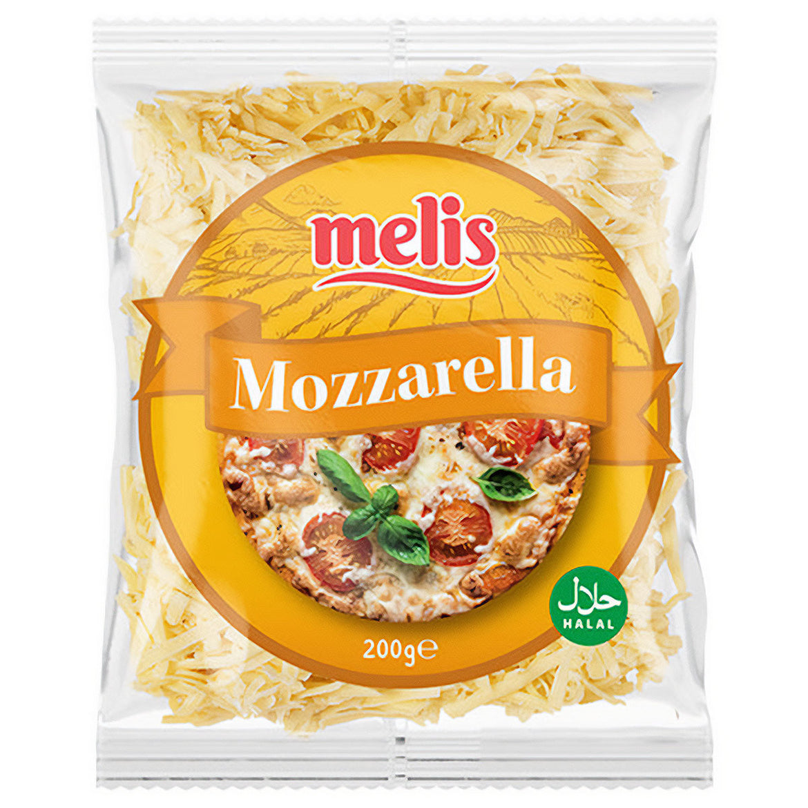 Melis Mozzarella 200g (Grated)
