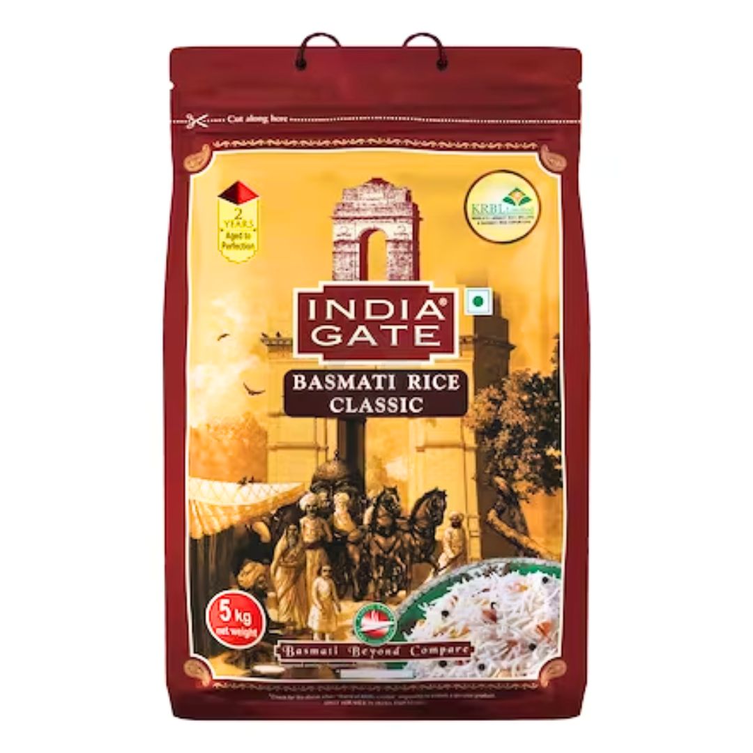 Indian Gate Basmati Rice Classic 5kg