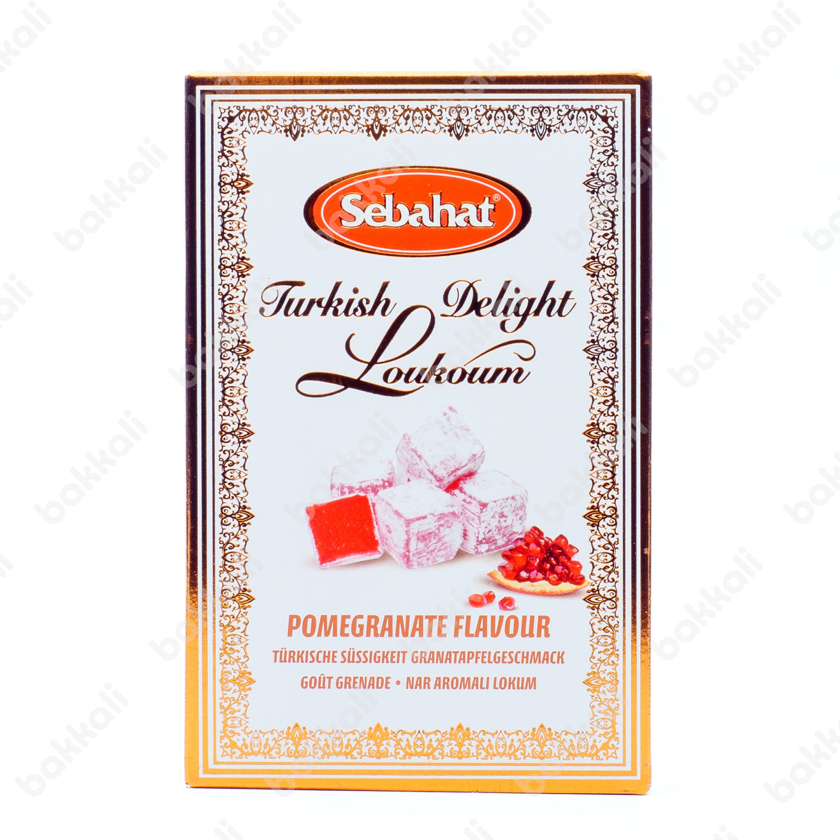 Sebahat Turkish Delight With Pomegranate 200g - Front