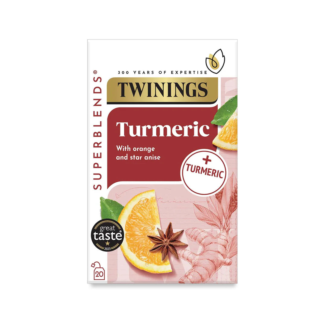 Twinings Superblends Turmeric 20 Single Tea Bags 40g