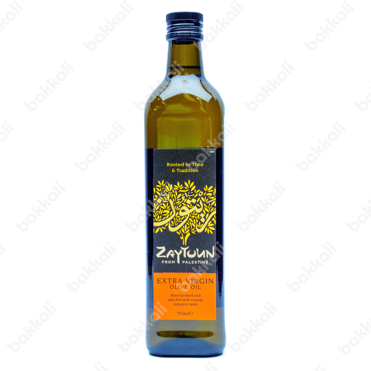 Zaytoun Palestinian Extra Virgin Olive Oil 750ml - Front