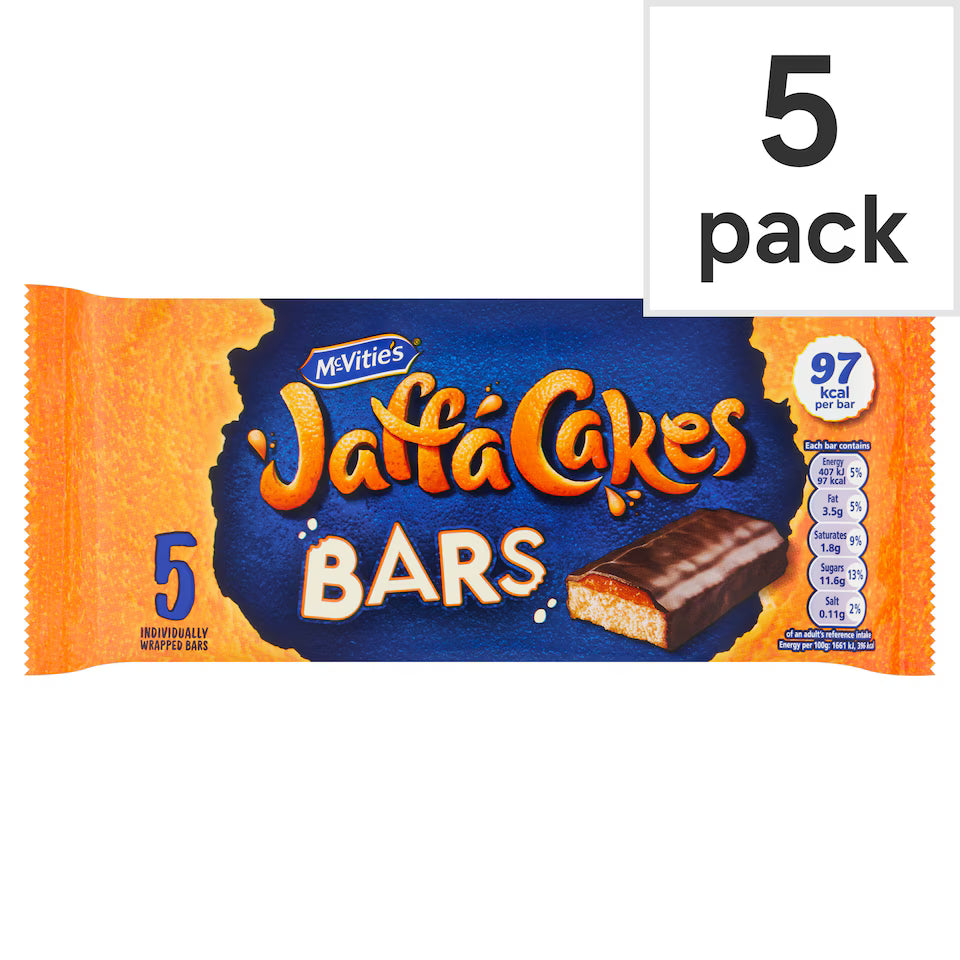 McVitie's Jaffa Original Cake Bar 5 Pack Multipack