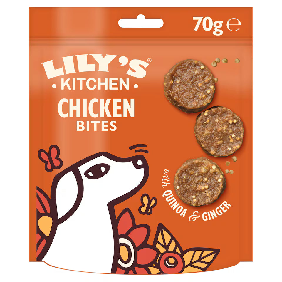 Lilys Kitchen Dog Treats Chicken Treats 70G