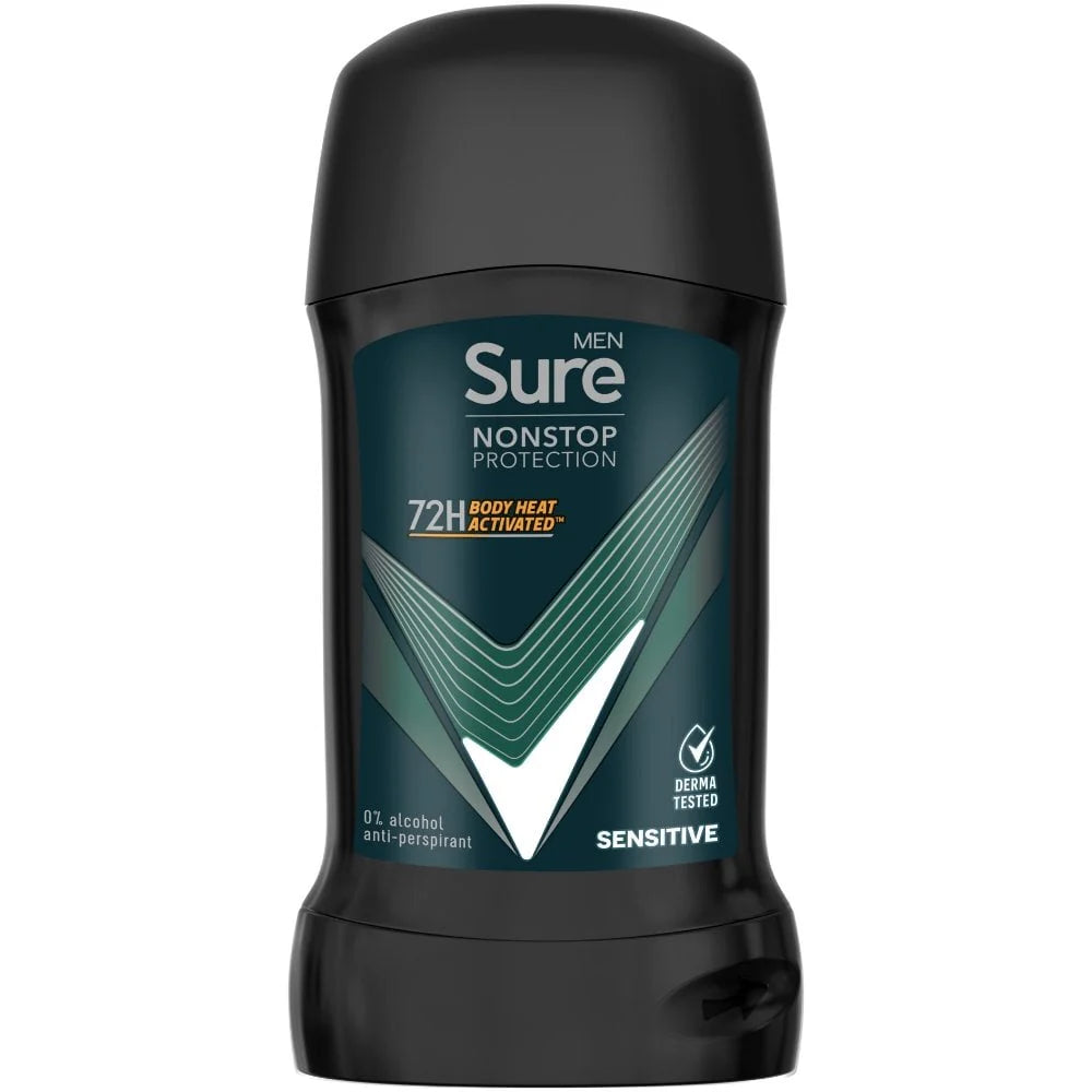 Sure Men Antiperspirant Deodorant Stick Nonstop Sensitive 50ml