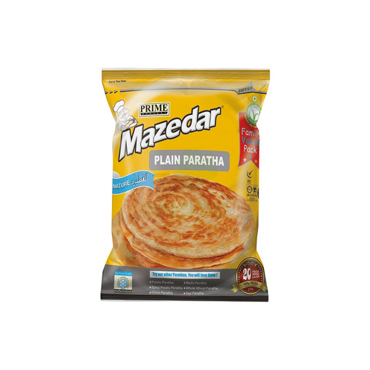 Image of Mazedar Paratta Plain 20Pcs