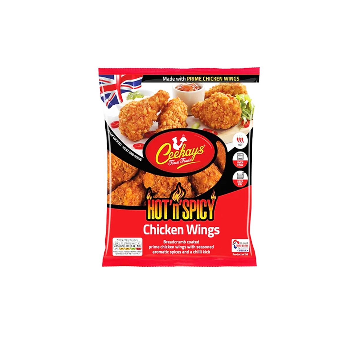Image of Ceekays Hot'n'spicy Chicken Wings - 600g