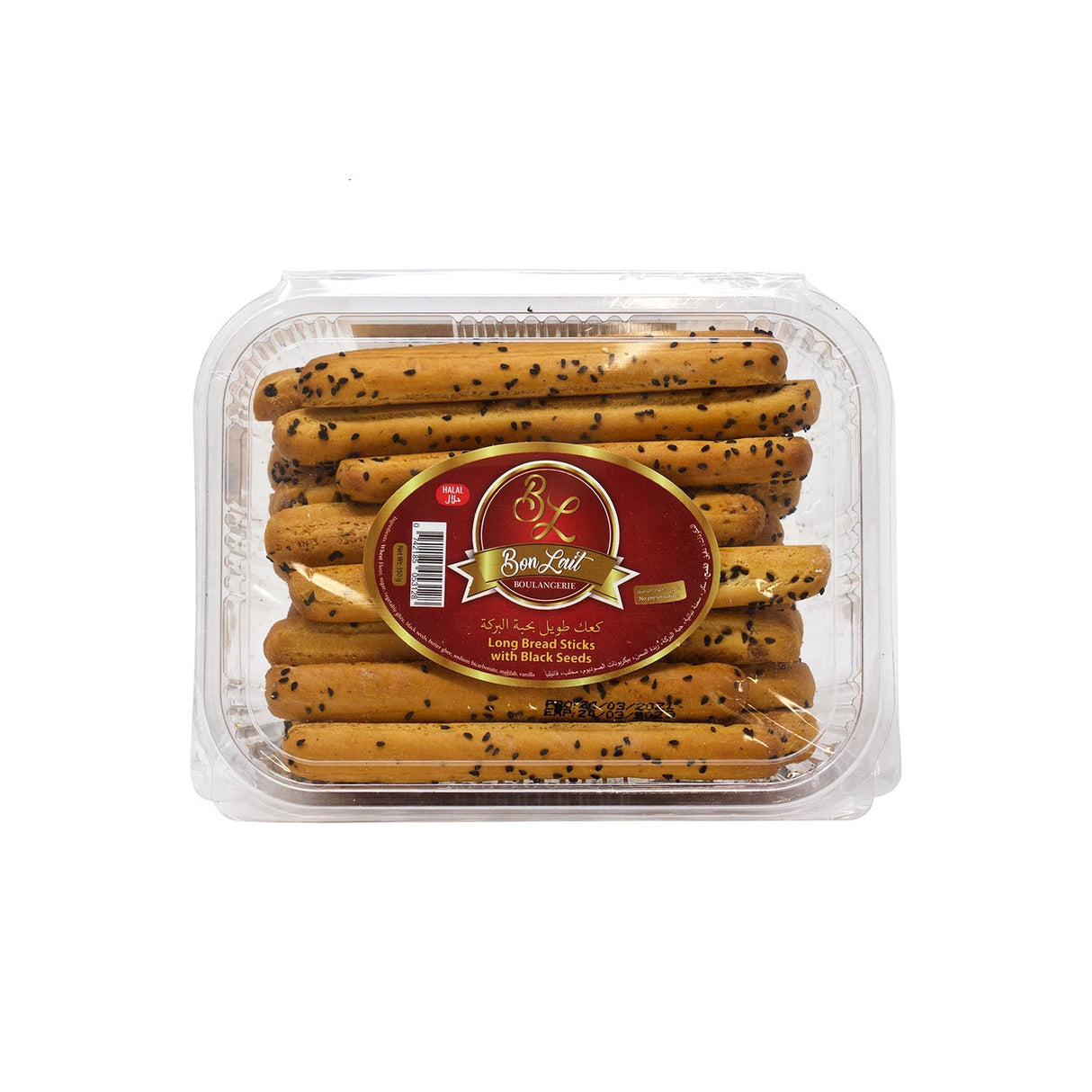 Image of Bon Lait Bread Sticks With Black Seeds 350g