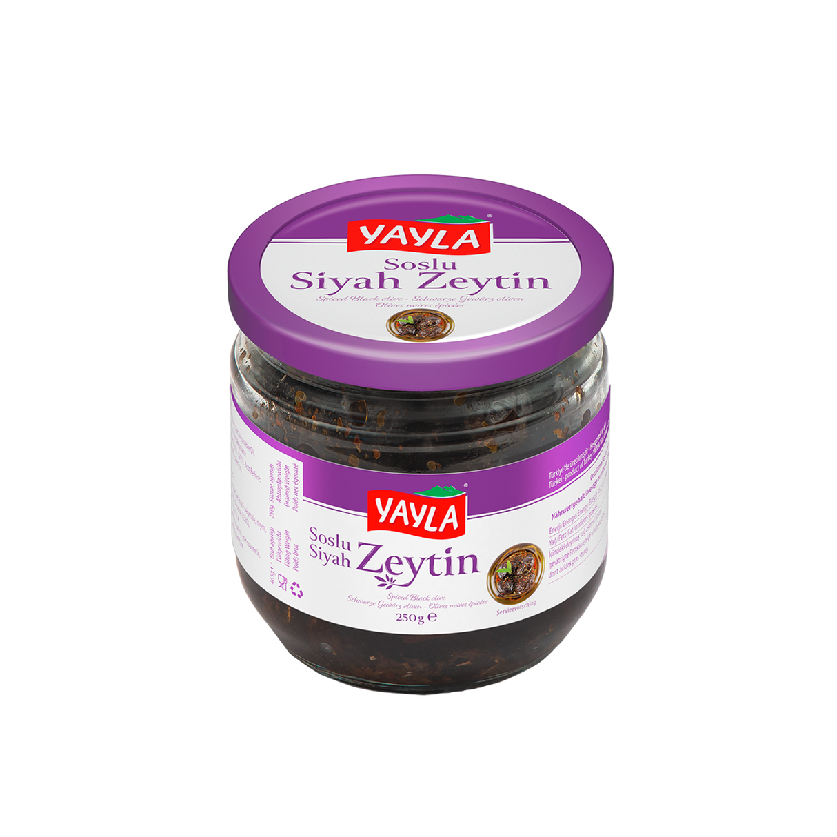 Image of Yayla Zeytin Snslu Siyah 250g