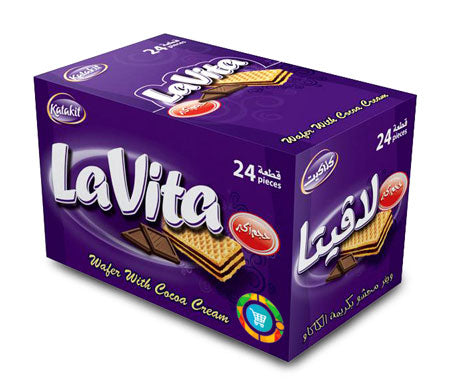 Image of Lavita Cocoa Cream Wafer Box 24Pcs