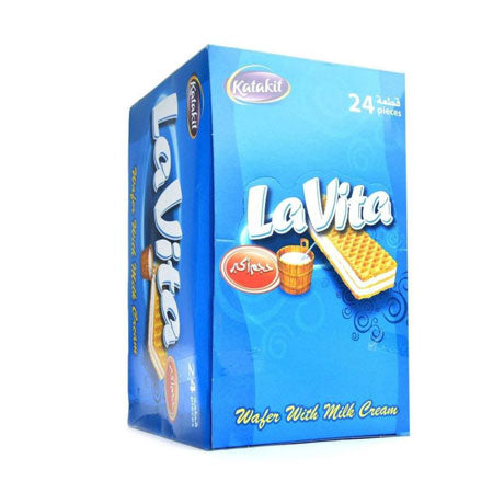 Image of Lavita Milk Cream Wafer box 24Pcs