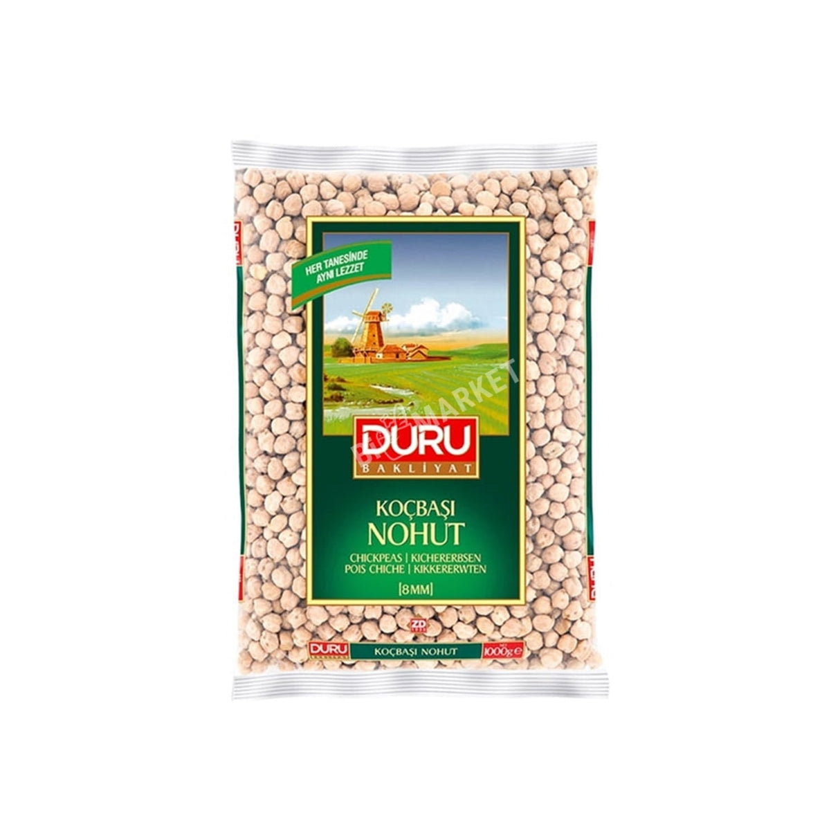 Image of Duru Chickpeas 8mm 1Kg
