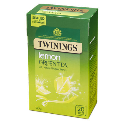 Image of Twinings Lemon Green Tea 20 Tea Bags