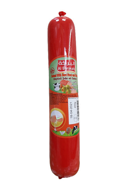 Image of Al Barakah Salami With Beef & Olives 450G