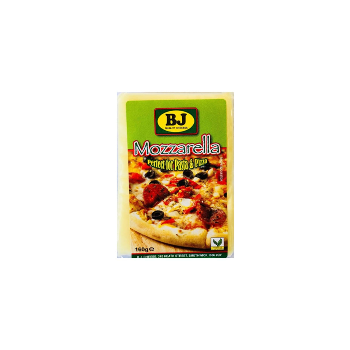 Image of Bj Quality Cheese Mozzarella - 160g