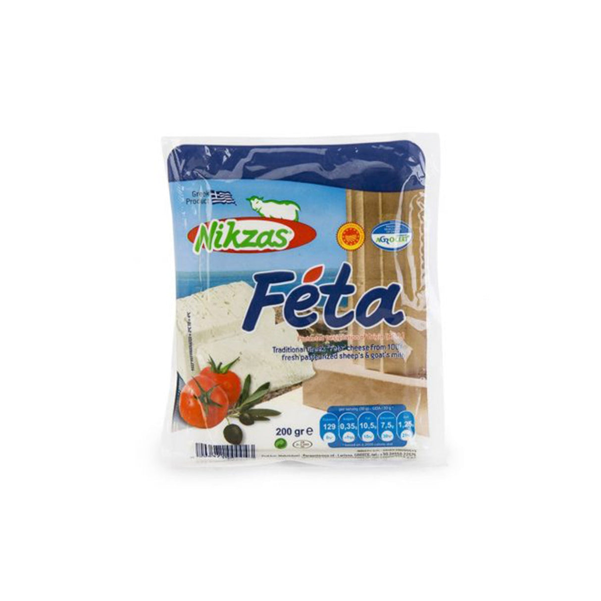 Image of Nikzas Feta Cheese 200g