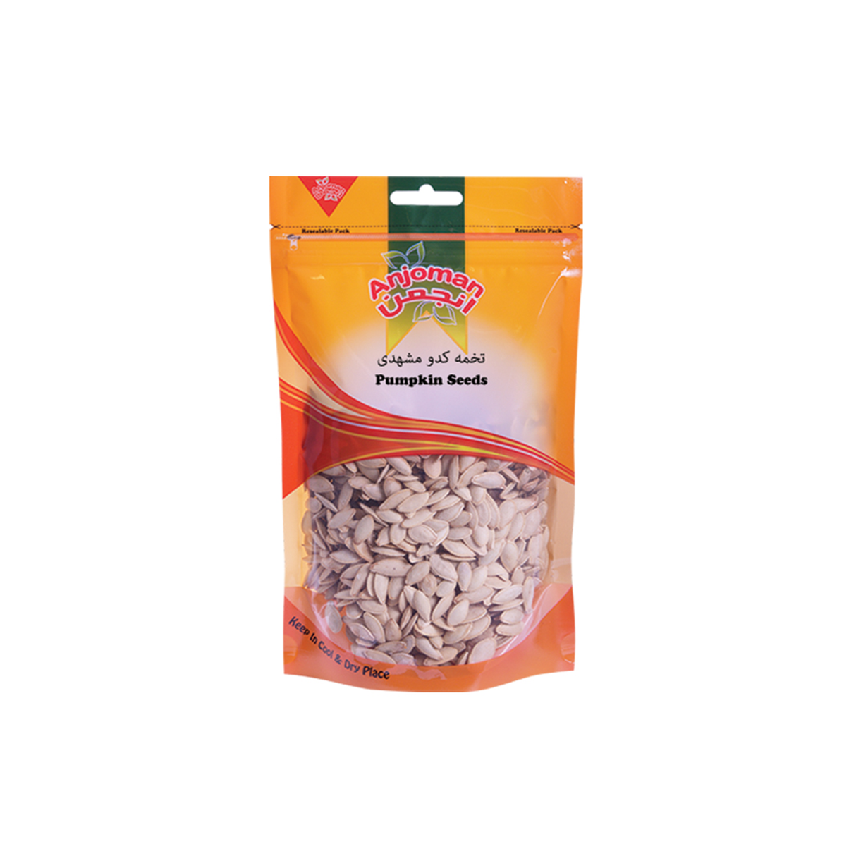 Image of Anjoman Pumpkin Seeds Saffron 180G