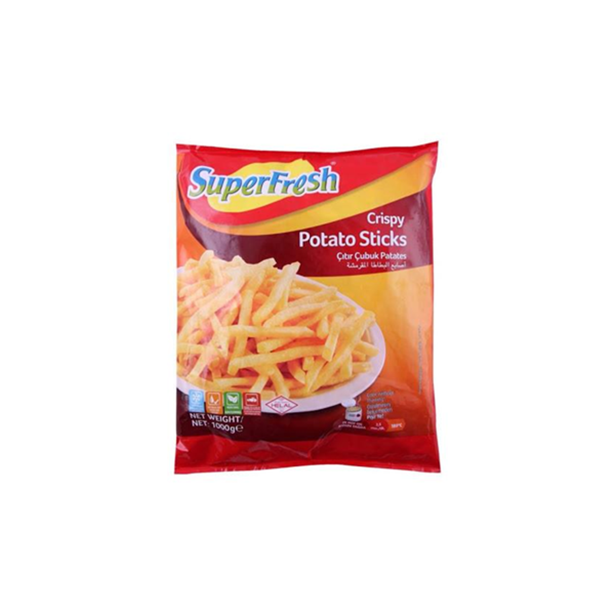 Image of Super Fresh Crispy Potato Sticks 1kg