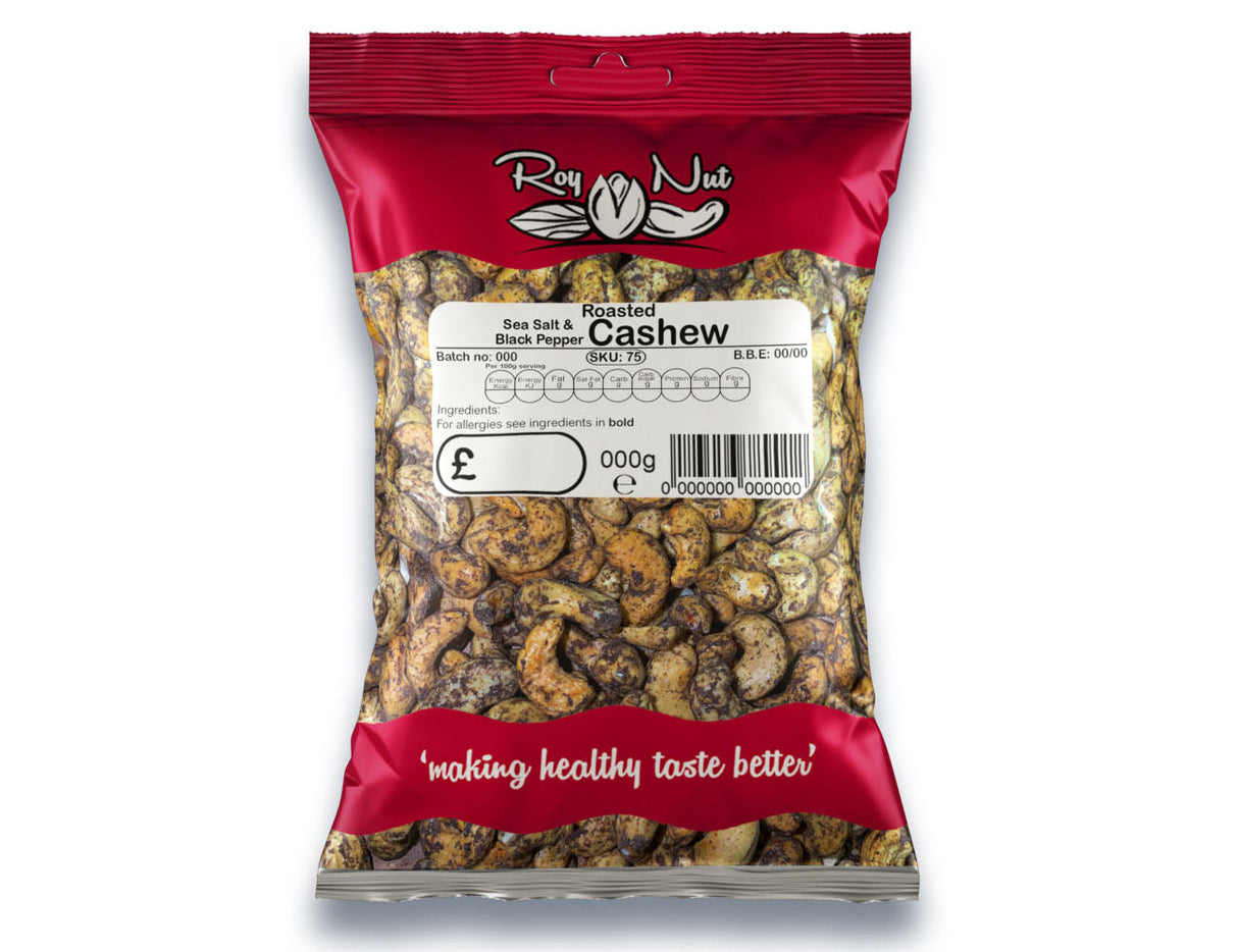 Image of Roy Nut Sea Salt & Black Pepper Cashew 170g