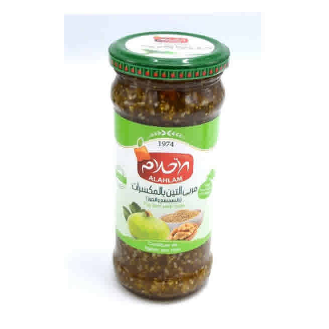 Image of Al Ahlam Fig Jam With Nuts 450G