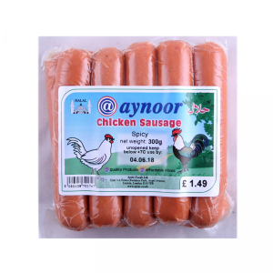 Image of Aynoor Chicken Sausage Spicy - 300g