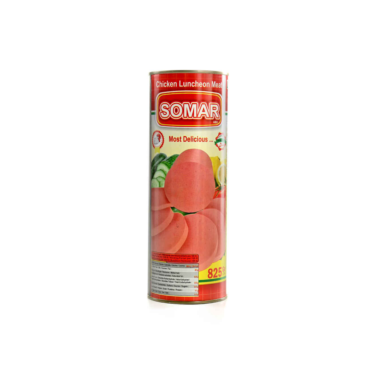 Image of Somar Chicken Luncheon Halal 825G